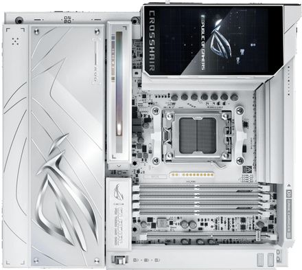 Материнская плата ASUS ROG CROSSHAIR X870E GLACIAL, Socket AM5, AMD X870E, eATX, Ret