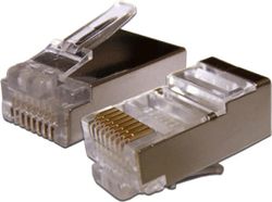 Коннектор LanMaster TWT-PL45/S-8P8C-6V FTP кат.6 RJ45 прозрачный (упак.: 100шт)