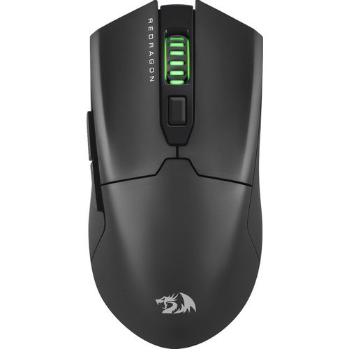 Мышь проводная Redragon Fyzu, игровая, радио, оптическая, USB, 26000dpi, черный [72153]