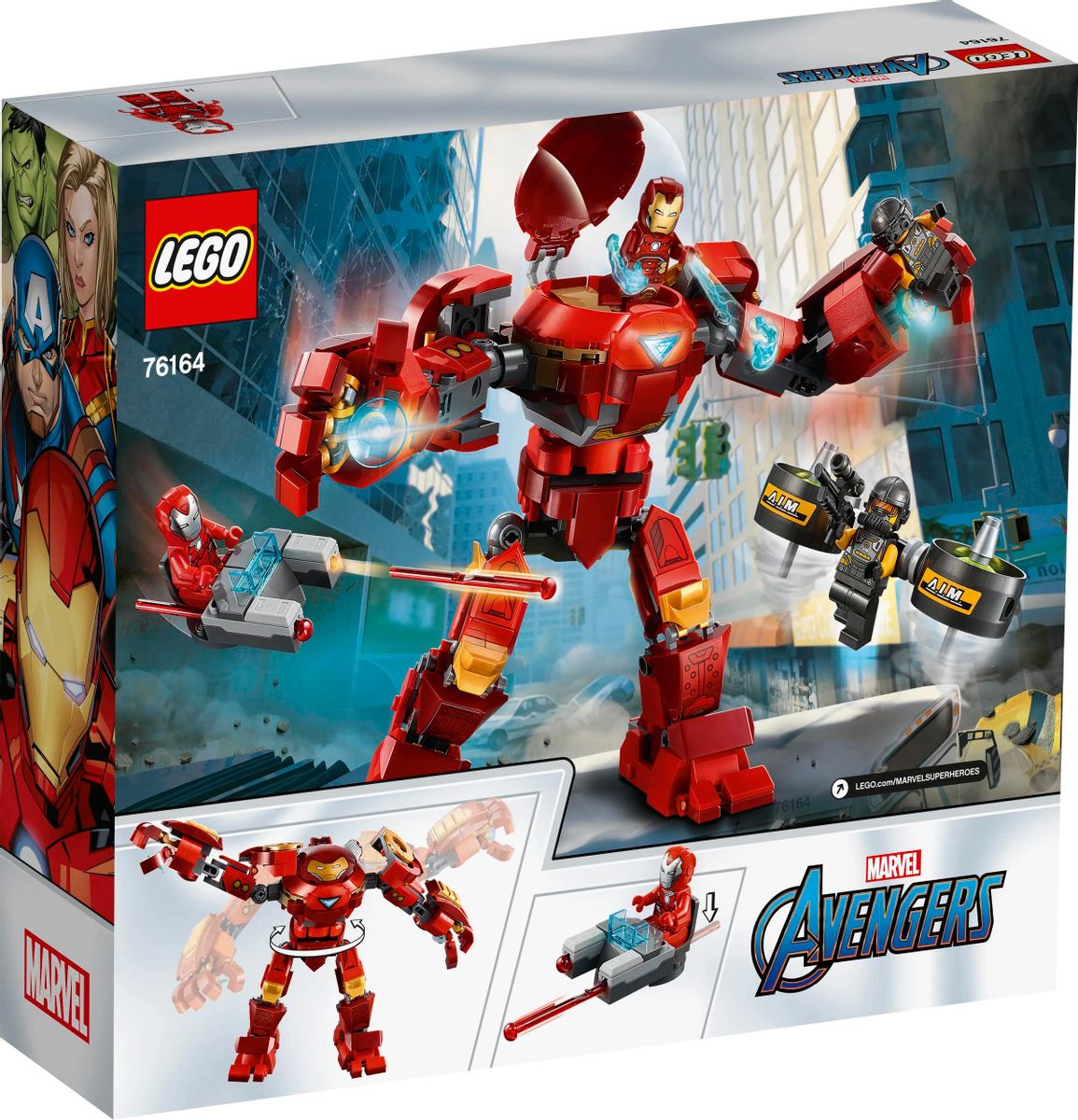 Конструктор Lego Super Heroes Халкбастер против агента А.И.М., 76164 –  купить в Ситилинк | 1478044