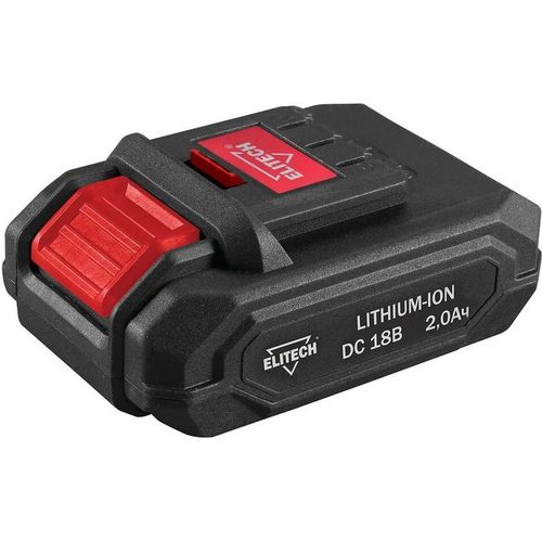 Батарея аккумуляторная Elitech 1820.127100, 18В, 2Ач, Li-Ion