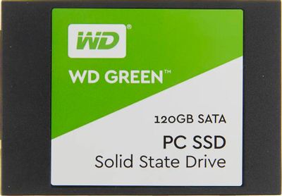 SSD накопитель WD Green WDS120G1G0A 120ГБ, 2.5", SATA III