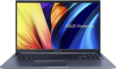 Ноутбук ASUS Vivobook 15 M1502QA-BQ165 90NB1261-M00710, 15.6", IPS, AMD Ryzen 7 5800H 3.2ГГц, 8-ядерный, 16ГБ DDR4, 512ГБ SSD,  AMD Radeon, без операционной системы, синий