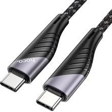 Изображение товара Кабель Hoco U95 Lightning USB Type-C 1м оплетка черный 3А