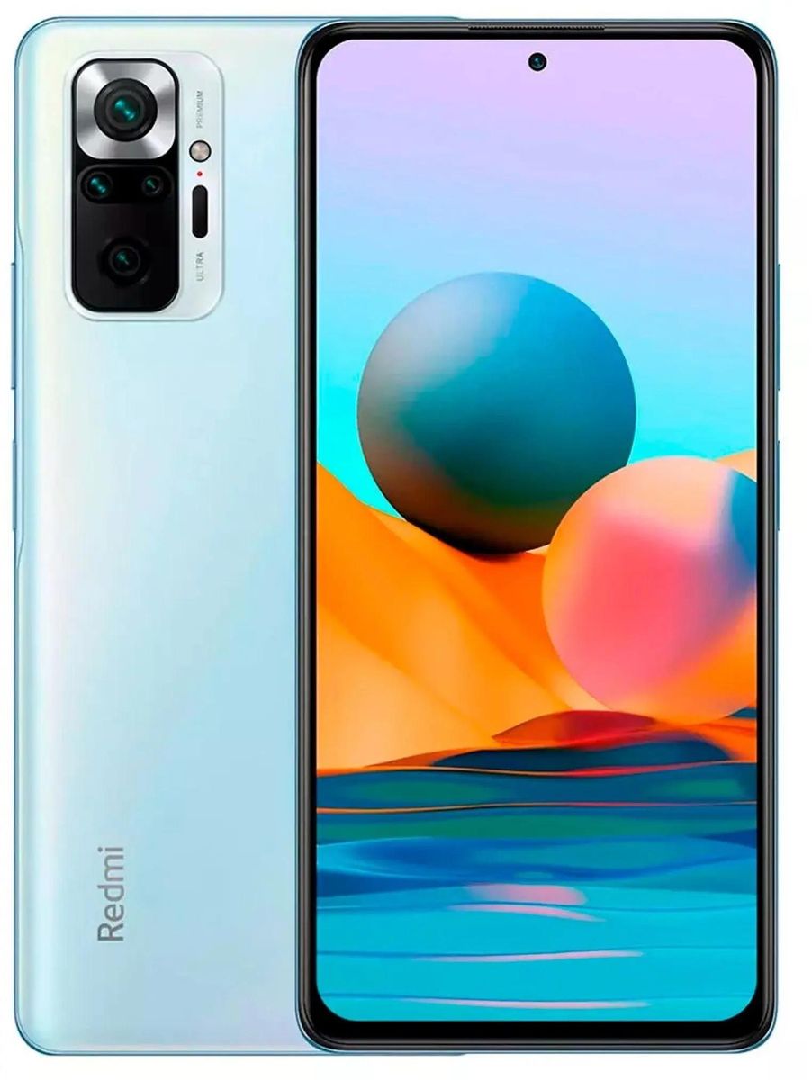 Смартфон Xiaomi Redmi Note 10 Pro 8/128Gb, голубой – купить в Ситилинк |  1490110