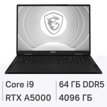 Изображение товара Игровой ноутбук MSI CreatorPro X18 HX A14VMG-415RU 18 IPS UHD+ Intel Core i9 RTX A5000 16ГБ