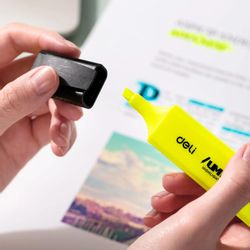 Набор текстовыделителей Deli Jumbo EU366-MT, скошенный наконечник, линия 1-5 мм, ассорти