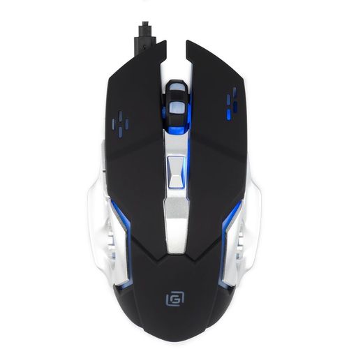 Мышь беспроводная Oklick 770GW, игровая, радио, оптическая, USB, 3600dpi, черный и серебристый