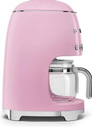 Кофеварка SMEG DCF02PKEU, розовый /серебристый