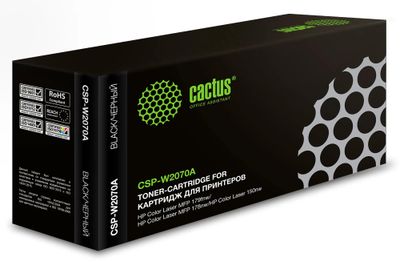 Картридж Cactus CSP-W2070A, 117A, черный / CSP-W2070A