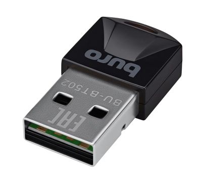 Bluetooth адаптер Buro BU-BT502 BT 5.0+EDR class 1.5, USB, 20м, черный ...