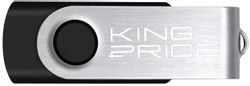 Флешка USB KINGPRICE KPFD2 16ГБ, USB2.0, черный