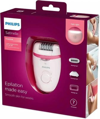 Эпилятор Philips BRE285/00 розовый – купить в Ситилинк | 1891687