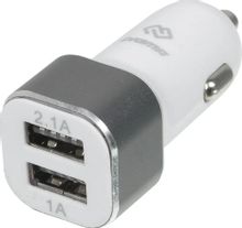Изображение товара Автомобильное зарядное устройство Digma DGCC-2U-3A-WG 2xUSB-A 15Вт белое