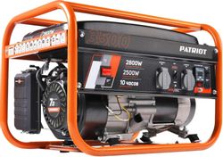 Бензиновый генератор Patriot GRS 3500, 220/12 В, 2.8кВт