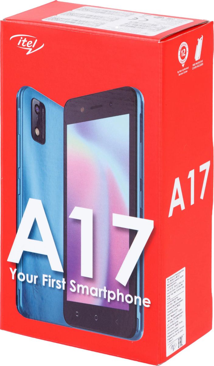 Характеристики Смартфон ITEL A17 16Gb, голубой (1626322) смотреть в СИТИЛИНК