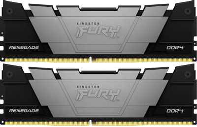 Оперативная память Kingston Fury Renegade Black KF436C16RB2K2/16 DDR4 -  2x 8ГБ 3600МГц, DIMM,  Ret