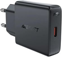 Изображение товара Сетевое зарядное устройство ACEFAST A65 20Вт USB-C универсальное пластик черное