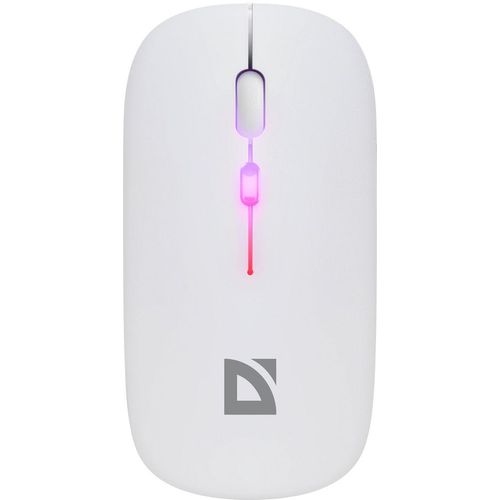 Мышь беспроводная Defender Coda MB-261, Bluetooth/Радио, оптическая, USB, 1600dpi, белый [52262]