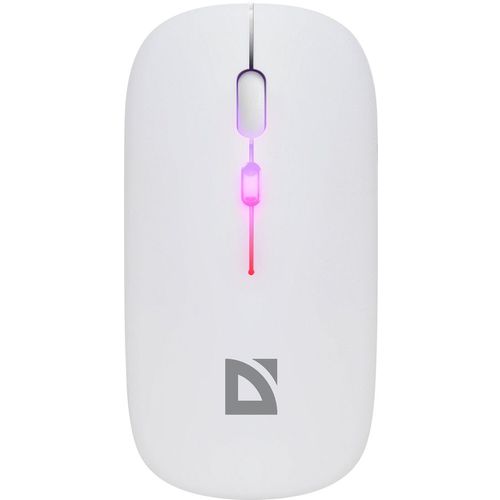 Мышь беспроводная Defender Coda MB-261, Bluetooth/Радио, оптическая, USB, 1600dpi, белый [52262]