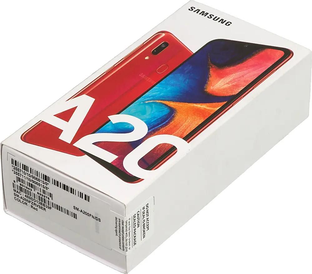 Смартфон Samsung Galaxy A20 32Gb, SM-A205F, красный – купить в Ситилинк |  1139305