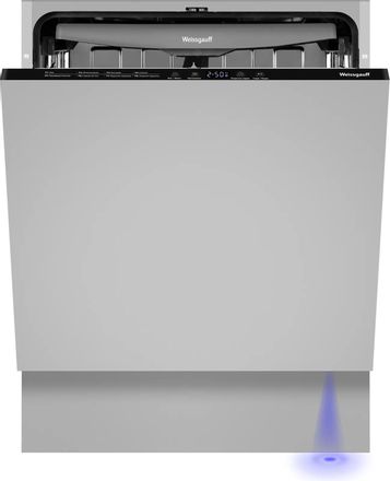 Встраиваемая посудомоечная машина WEISSGAUFF BDW 6038 Infolight, полноразмерная, ширина 59.8см, полновстраиваемая, загрузка 14 комплектов