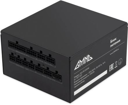 Блок питания GMNG GG-PS1000M,  1000Вт,  80 PLUS GOLD,  120мм, черный, retail [gg-ps1000mmg]