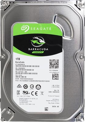 Жесткий диск Seagate Barracuda ST1000DM010,  1ТБ,  HDD,  SATA III,  3.5"