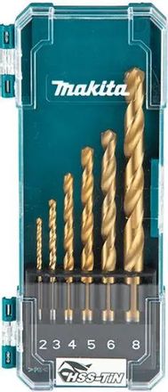 Набор сверл Makita D-72833,  по металлу,  цилиндрический,  6шт