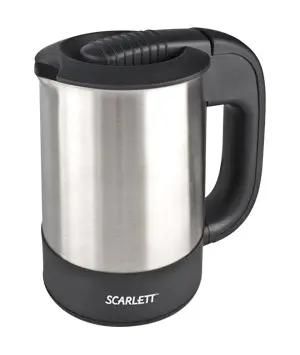 Чайник электрический Scarlett SC-022, 1000Вт, черный