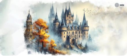 Коврик для мыши Cactus Castle ткань, 900х400х3мм [cs-mp-pro13xxl]