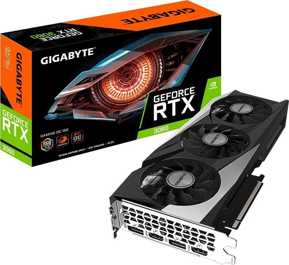 Отзывы на Видеокарта GIGABYTE NVIDIA GeForce RTX 3060 GV-N3060GAMING  OC-12GD 2.0 LHR 12ГБ GDDR6, OC, LHR, Ret в интернет-магазине СИТИЛИНК  (1531394)