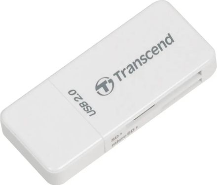 Картридер внешний Transcend TS-RDP5W, белый