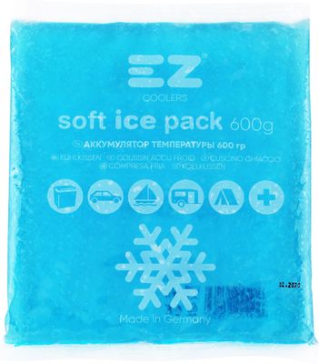Аккумулятор холода EZ COOLERS Soft Ice Pack 600, 1 [61032