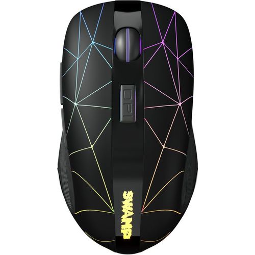 Мышь беспроводная Oklick 975GW SWAMP, игровая, радио, оптическая, USB, 1600dpi, черный [1018262]