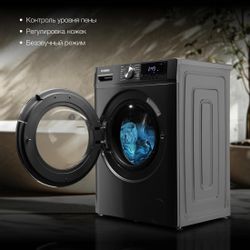 Стиральная машина Hyundai WFD9403, 10кг, с паром, с сушкой, инверторная