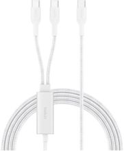 Изображение товара Кабель Belkin CAC004hq1.5MWH,  USB Type-C (m) -  USB Type-C (m),  1.5м,  MFI,  белый