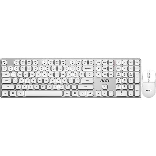 Комплект (клавиатура+мышь) MSI Forge K210 W Combo, USB, беспроводной, белый [s11-43ru310-y92]