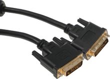 Изображение товара Кабель DVI DVI-D m - DVI-D m, GOLD, ферритовый фильтр, 3м, черный