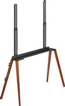 Изображение товара Подставка для телевизора Cactus CS-ST3646BKWN 49-75 дюймов напольная черная / орех