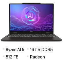 Изображение товара Ноутбук MSI Venture A16 OLED AMD Ryzen AI 5 16ГБ 512ГБ SSD 120Гц