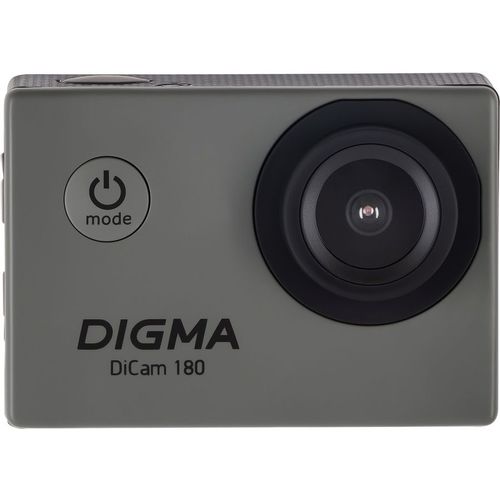 Экшн-камера Digma DiCam 180 1080p, серый [dc180]