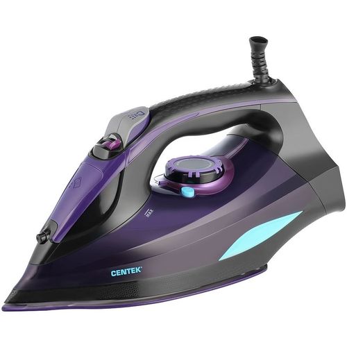 Утюг CENTEK CT-2361, с паровым ударом, 3000Вт, фиолетовый