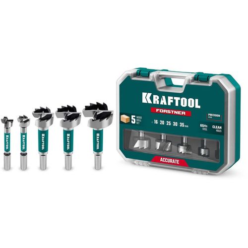 Набор сверл Kraftool 29950-H5, по дереву, 5шт