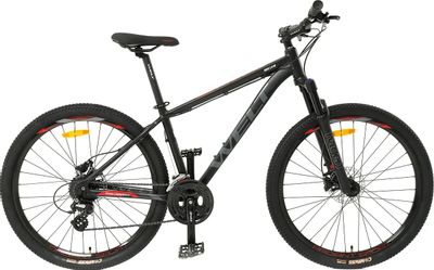 Велосипед WELT Ridge 2.0 HD 29 (2022), горный (взрослый), рама 20", колеса 29", черный матовый, 15кг