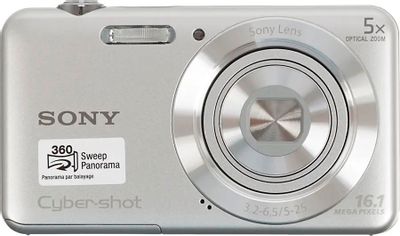 Цифровой компактный фотоаппарат Sony Cyber-shot DSC-W710, серебристый ...
