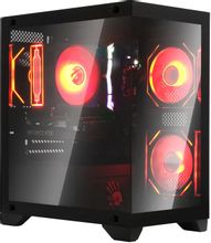 Изображение товара Корпус для ПК BLOODY BD-CC103 Mini-Tower без блока питания, прозрачный стеклянный