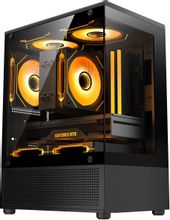 Изображение товара Корпус для ПК mATX Accord ACC-UE2B TG OFFICE PRO черный без блока питания