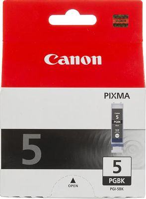 Картридж Canon PGI-5BK, черный / 0628B024