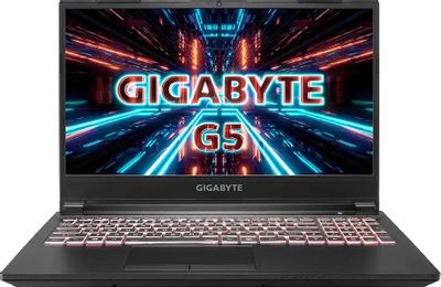 Ноутбук игровой GIGABYTE G5 KC-5RU1130SH, 15.6", Intel Core i5 10500H 2.5ГГц, 6-ядерный, 16ГБ DDR4, 512ГБ SSD,  NVIDIA GeForce  RTX 3060 для ноутбуков - 6 ГБ, Windows 10 Home, черный